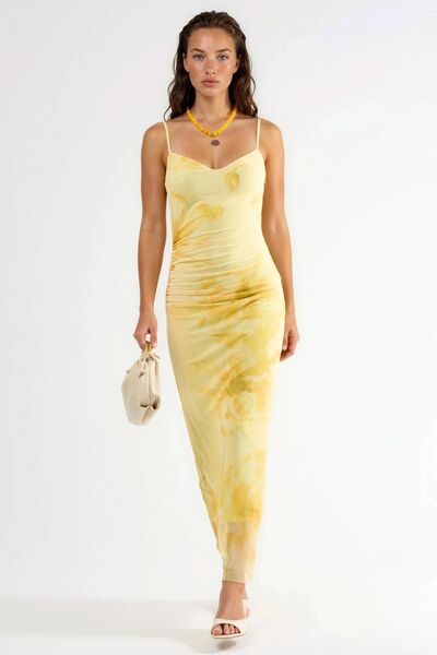 Hiccup BUSEM Φόρεμα μίντι με φλοράλ σχέδια και ντραπέ