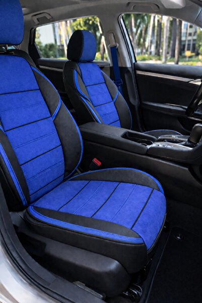 VK AUTO DESİGN Car Seat Cover Full Set Universal 2+1 Compatible Rear Armrest ...