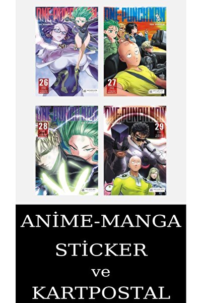 Akılçelen One Punch Man 26-27-28-29 Manga Seti (4 KİTAP) / Tek Yumruk / Anime...