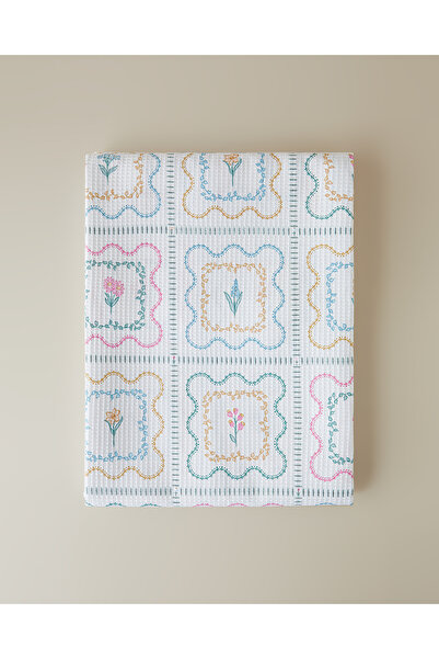 English Home Gentle Florals Double Pique 200X220 cm Green
