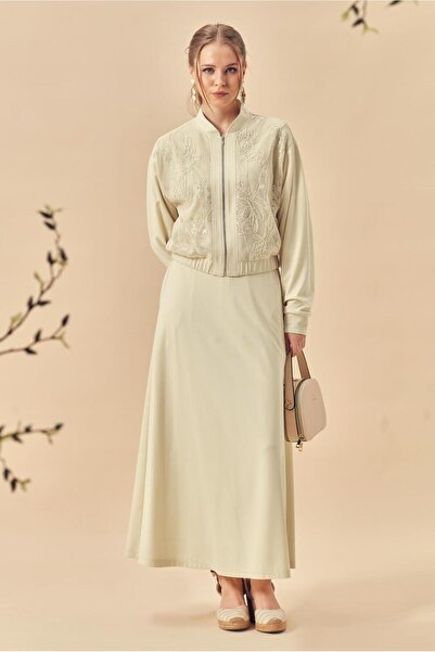 Alvina Skirted Track Suit with Sequin Details 46342