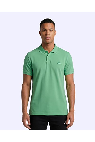 Kappa Fausto Erkek Haki Regular Polo Yaka Tişört