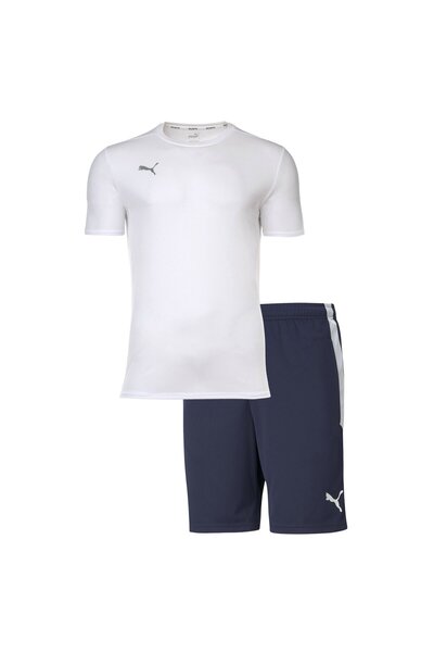 Puma Herren Finisher Set - Training Shorts kurz, Funktionsshirt Rundhals uni