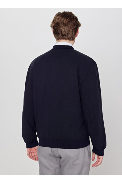 Lee Тъмносиньо мъжко бомбър яке със стандартна кройка L2610125410 Тъмносиньо яке