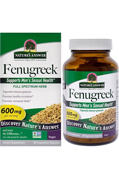 Natures Answer Natures Anceer Fenugreek Seeds - 90 Vegetarian Capsules