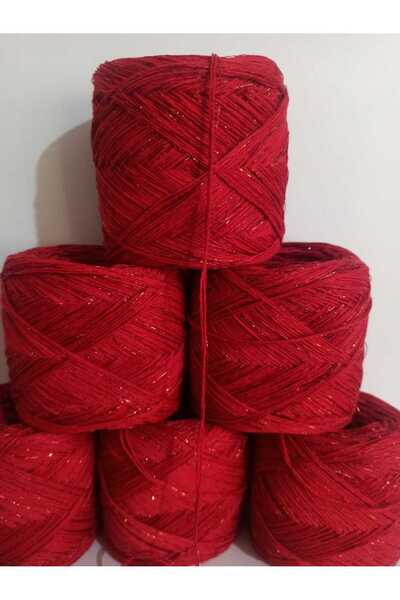 İPEK YÜN İPLİK DÜNYASI Βαμβακερό νήμα πλεξίματος Koton (για βελονάκι) (Κόκκιν...
