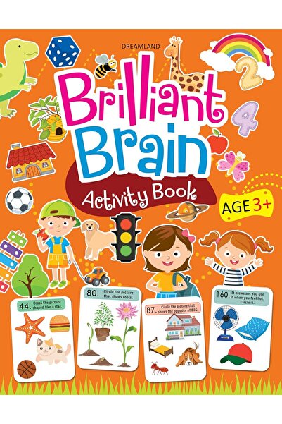 Dreamland Publications Brilliant Brain Activity Book 3+