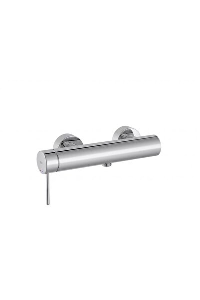 Roca Μπαταρία ντους NU A5A213FC00, επίτοιχη, με αεριστήρα, μονομοχλική, Χρωμέ