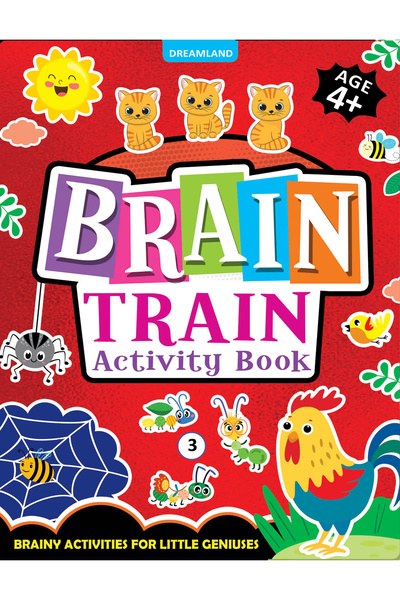 dreamland Brain Train Activity Book for Kids Age 4+