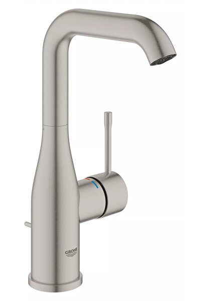 Grohe Essence 24174DC1 μπαταρία νιπτήρα, μέγεθος L, 244 χιλ., βαλβίδα, Σατινέ...