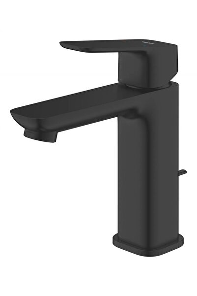 Grohe Μπαταρία νιπτήρα Cubeo 1017492430, μέγεθος M, 169 χιλ., βαλβίδα, Μαύρο ματ