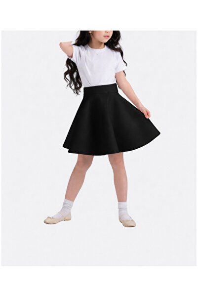 MRDN MODA Κοριτσίστικη επίσημη φούστα με φαρδύ τελείωμα για 23 Απριλίου, 19 Μ...