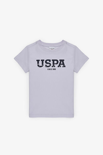 U.S. Polo Assn. Erkek Çocuk Lila Bisiklet Yaka Basic Tişört 50325607-VR034