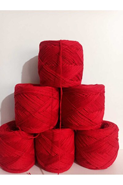 İPEK YÜN İPLİK DÜNYASI Βαμβακερό νήμα πλεξίματος Koton (Κόκκινο) 100γρ.