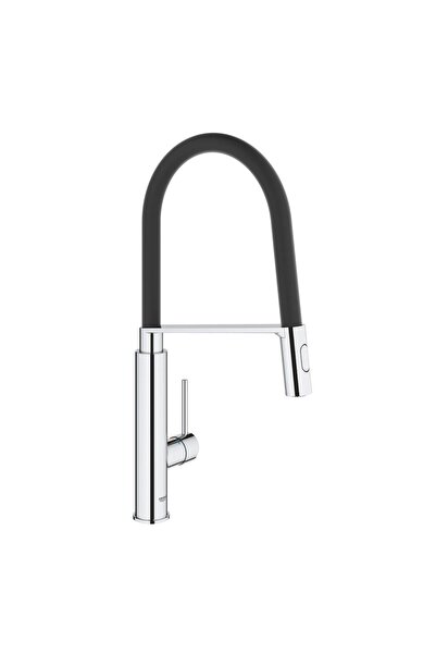 Grohe Βρύση κουζίνας, με αποσπώμενο ντους, Concetto 31491000, βάση, μονοχειρι...