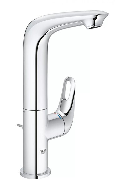 Grohe Μπαταρία νιπτήρα Eurostyle 23569003, μέγεθος L, 270 χιλ., βαλβίδα, γυαλ...