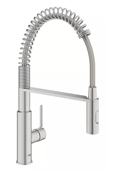 Grohe Βρύση κουζίνας Via Cosmo 30614DC0, ψηλή, τύπου C, με λειτουργία ντους, ...