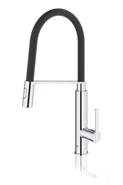 Grohe Feel 31489000 βρύση κουζίνας, 3/8 ίντσας, τύπου C, εξαιρετικά ψηλό στόμ...