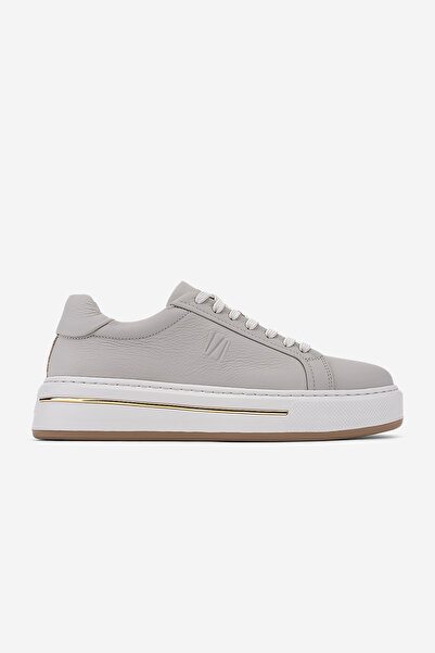 Valmenti Erkek Hakiki Deri Gri Sneakers & Spor Ayakkabı