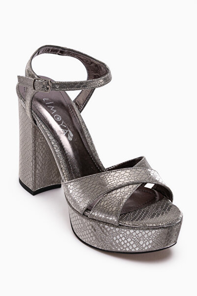 Limoya Γυναικεία παπούτσια με τακούνι Aden Platin Platform