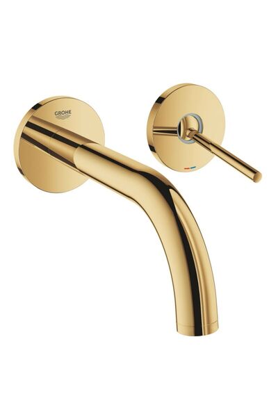 Grohe Atrio 19287GL3 μπαταρία νιπτήρα, 1/2 ίντσα, επιτοίχια, μονομοχλική, γυα...