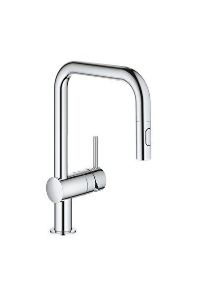 Grohe Βρύση κουζίνας Minta 32322002, μονομοχλική, ψηλό στόμιο, τύπου C, χρωμέ