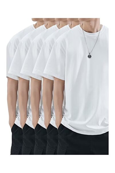 By Layina 5-Piece Advantageous Set Oversize Large Size Men's T-Shirt / Tee Shirt