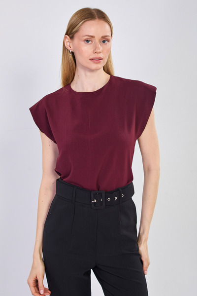 BARRELS AND OIL Γυναικεία μπλούζα με επένδυση - Δαμασκηνί