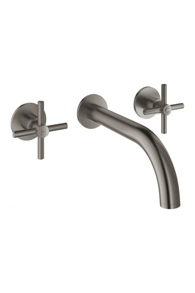 Grohe Atrio 20164al3 μπαταρία νιπτήρα, επιτοίχια, με κεραμική κεφαλή, ματ, σκ...