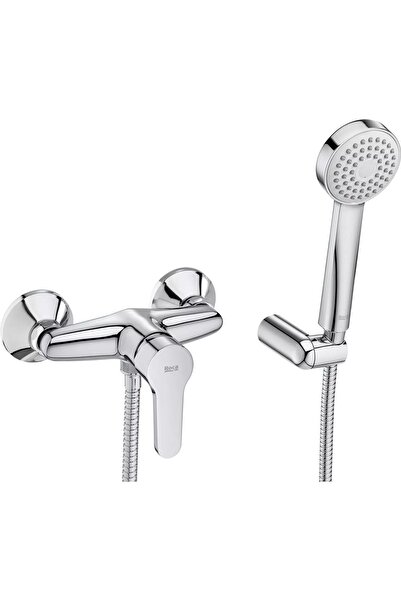 Roca Σετ 2 σε 1 Arola μπαταρία ντους A5A206AC0K, εξωτερικής τοποθέτησης, κεφα...