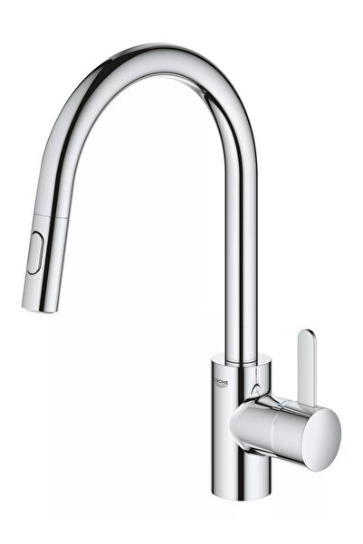 Grohe Eurosmart Cosmo 31481001 βρύση κουζίνας, 3/8 ίντσας, με αποσπώμενο ντου...