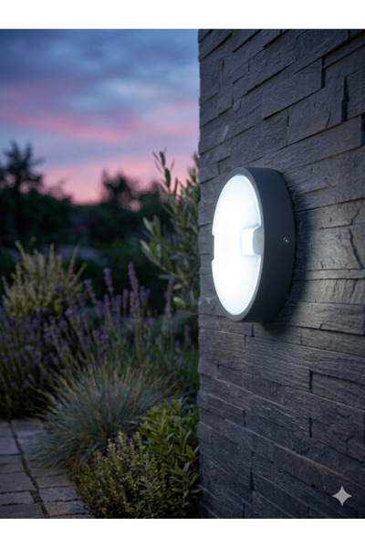 ACK 18W LED Oval Duvar ve Tavan Armatürü 6500K (AT10-71831)