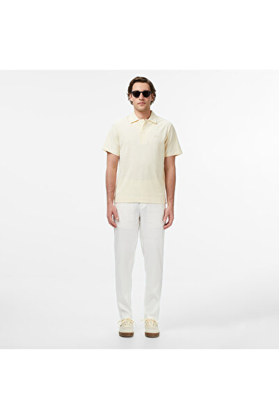Lacoste Erkek Tapered Fit Beyaz Chino Pantolon