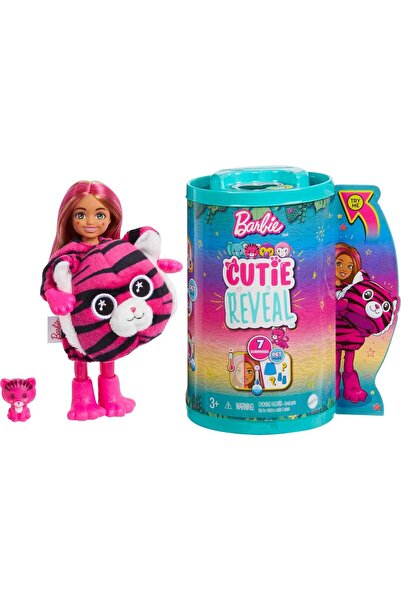 Barbie Cutie Reveal Chelsea Jungle Series Tiger Doll HKR15