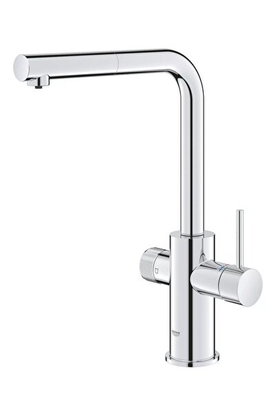 Grohe Minta Blue Pure 30590000 βρύση κουζίνας, ψηλή, με ντους, με φίλτρο, χρωμέ