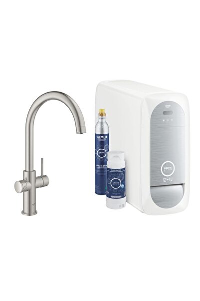 Grohe Blue Home 31455DC1 σετ βρύσης κουζίνας, 3/8, μονομοχλική, τύπου C, ψηλή...