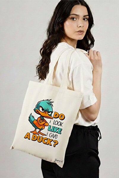 BEKZ Sacosa Cumparaturi Textila, Geanta Tote, model Do I look like a give a d...