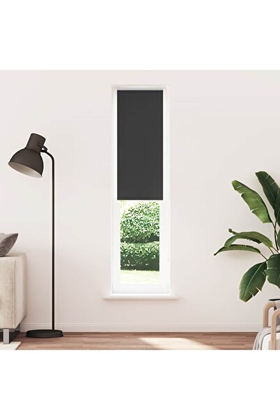 vidaxl Roller Blind Blackout Μαύρο 50×210 cm Πλάτος υφάσματος 45,7 cm