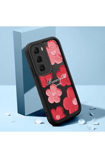 CASEVIBE حافظة هاتف من السيليكون متوافقة مع هاتف Infinix Hot 60 5G، تصميم فاخ...