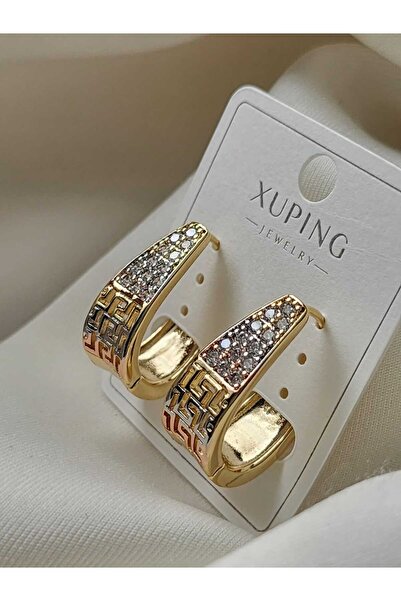 ZÜLİSCH Steel Earrings Original Xuping Quality 3 Colors Gold Silver Copper Self-Patterned Stainless
