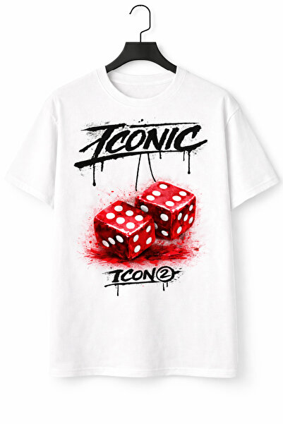 MARKATEM Μπλουζάκι με στάμπα σε μεγάλο μέγεθος, στυλ δρόμου