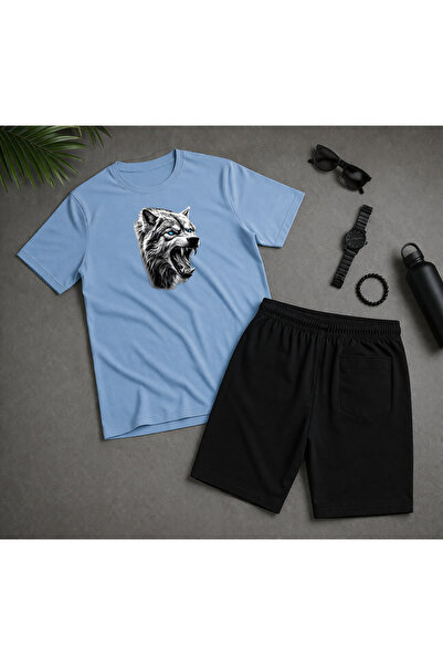 EFFRENATU Basic Oversize T-Shirt and Shorts Set – Relaxed Fit, Casual Sports ...