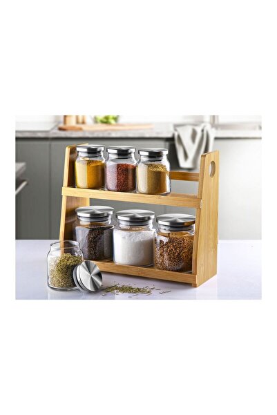 USTAOGLUHOME ÇELİK KAPAK 8 PARÇA BAHARAT TAKIMI