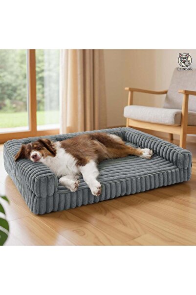 Elindor Άνετο Κρεβάτι για Σκύλους και Γάτες Elindor ®   Ορθογώνιο, Αντιολισθη...