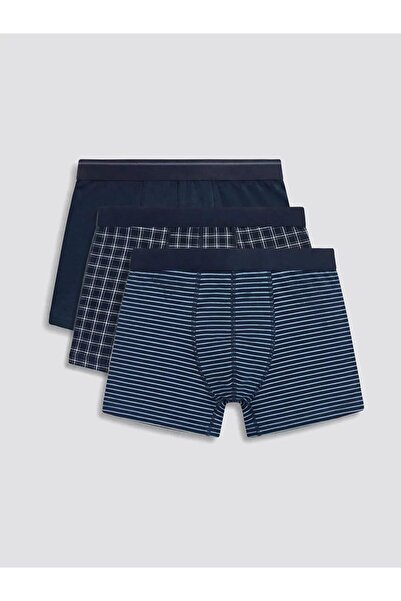 LC Waikiki Βαμβακερά ελαστικά ανδρικά μποξεράκια 3 τεμαχίων (S6)