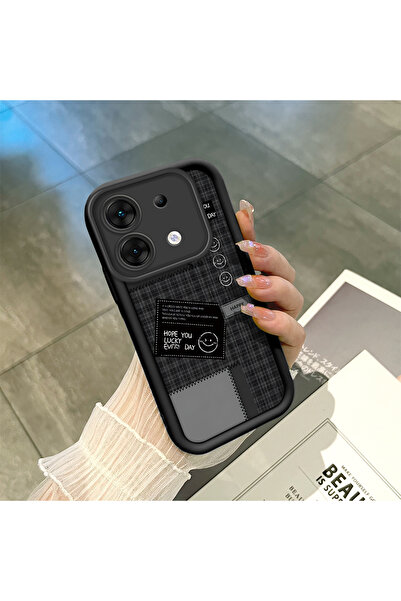 PATTERNOVA infinix Zero 30 5G Uyumlu Yüksek Kaliteli Kare Desenli Silikon Kıl...