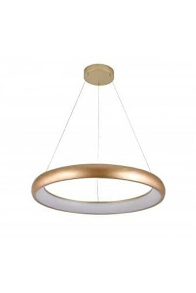 FOXMAG24 Πολυέλαιος LED 48W, 4000K, κρεμαστό μοντέλο, μοντέρνο χρυσό χρώμα