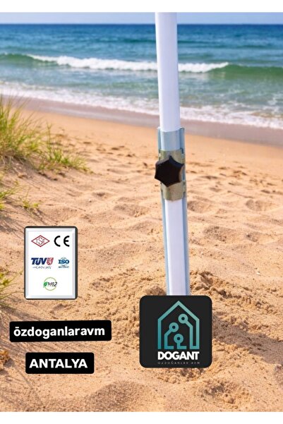dogant özdoğanlar avm Şemsiye Kazığı Metal Bahçe Şemsiye Sabitleme Aparatı Ka...