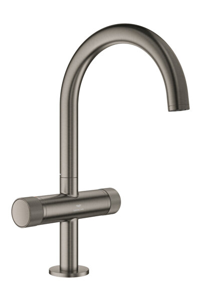Grohe خلاط حوض من مجموعة أتريو الخاصة بلون الجرافيت المصقول - 21138AL0