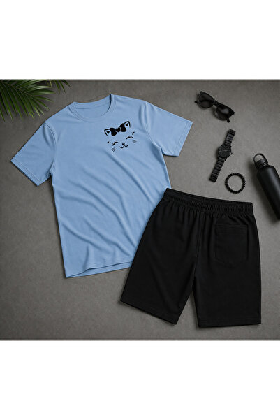 EFFRENATU Basic Oversize T-Shirt and Shorts Set – Relaxed Fit, Casual Sports ...